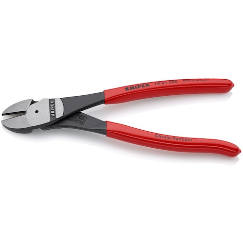 KNIPEX 強力型ニッパー 12°オフセット型 200mm (SB店頭展示パッケージ仕様)【7421-200SB】