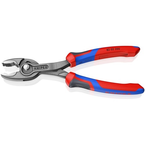 KNIPEX スリップジョイントプライヤー ツイングリップ コンフォートハンドル 200mm(SB店頭展示パッケージ仕様)【8202200SB】