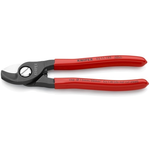 KNIPEX ケーブルカッター プラスチックハンドル 165mm(SB店頭展示パッケージ仕様)【9511-165SB】