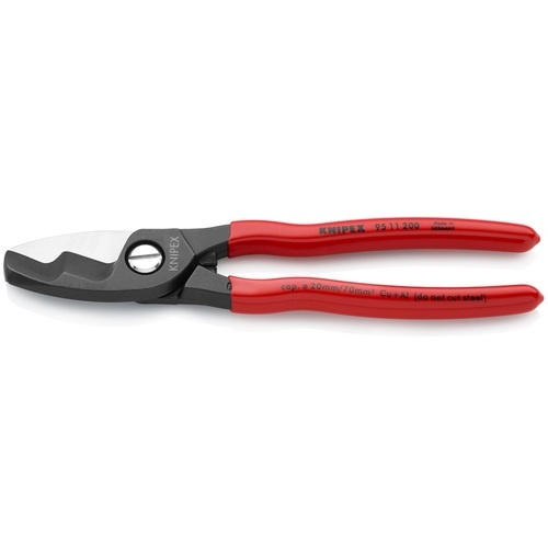 KNIPEX ケーブルカッター プラスチックハンドル 200mm(SB店頭展示パッケージ仕様)【9511-200SB】