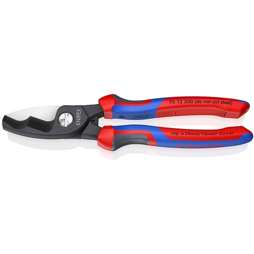 KNIPEX ケーブルカッター コンフォートハンドル 200mm(SB店頭展示パッケージ仕様)【9512200SB】