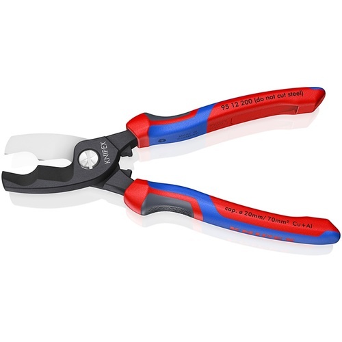 KNIPEX ケーブルカッター コンフォートハンドル 200mm(SB店頭展示パッケージ仕様)【9512200SB】