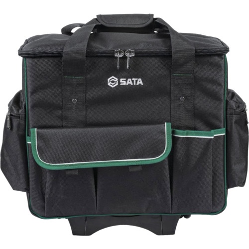 SATA キャスター付きツールバッグ 430×240×380mm【95188】