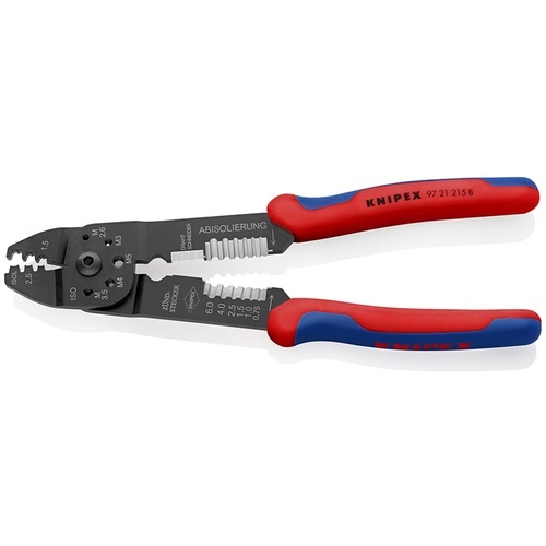 KNIPEX 【ブリスターパック仕様】圧着ペンチ 230mm【9721-215BSB】