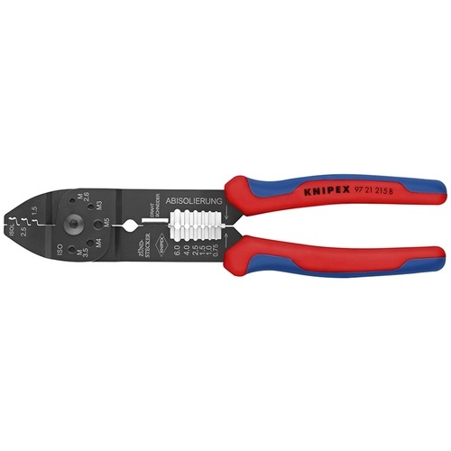 KNIPEX 【ブリスターパック仕様】圧着ペンチ 230mm【9721-215BSB】