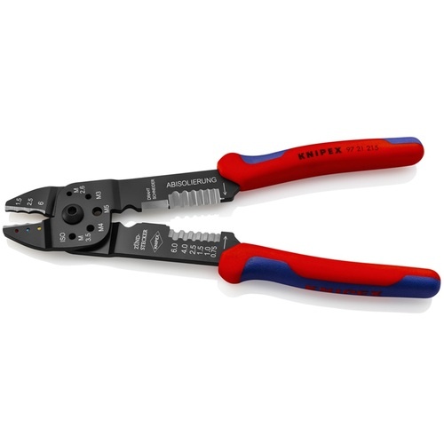KNIPEX 【ブリスターパック仕様】圧着ペンチ 230mm【9721-215SB】