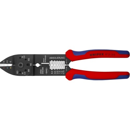 KNIPEX 【ブリスターパック仕様】圧着ペンチ 230mm【9721-215SB】