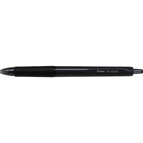 PILOT なめらか油性ボールペン アクロボール 0.7mm ブラック【BAB-17-BB】