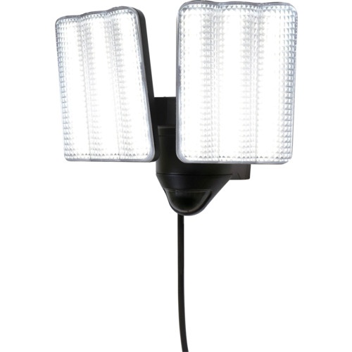 大進 コンセント式LEDセンサーライト2灯式【DLA-17T200】