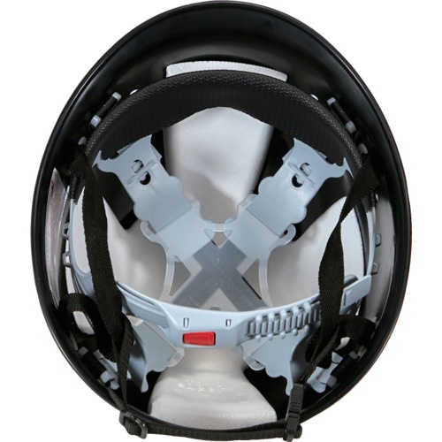TRUSCO ヘルメット(MPタイプ・OT内装付)ブラック【HM-110F-OT-BK】