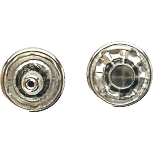 平ベルト金具 両面カシメ 大オス・メス(各10個)【JO-L】