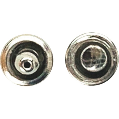平ベルト金具 両面カシメ 小オス・メス(各10個)【JO-S】