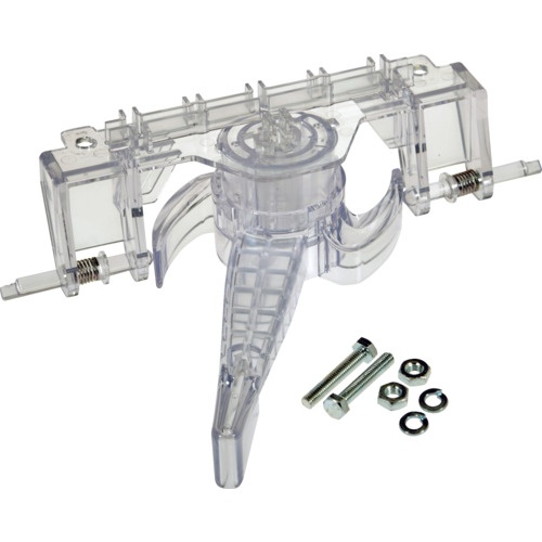 TRUSCO こまわり君(新型) 600X390 樹脂ストッパー付 ブラック【MPK-6039JS-BK】