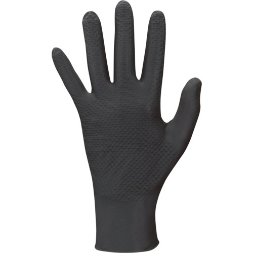 SHOWA ニトリルゴム製使いきり手袋(パウダーフリー) メカニクスギア50枚入 ブラック XL【NO709B-XL】