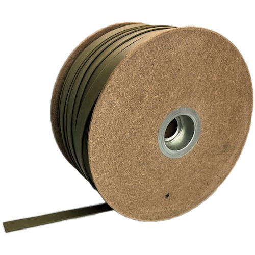 ゴム 平ゴムドラム巻 押出成形タイプ 20mm×100m ODグリーン【PRT-E101】