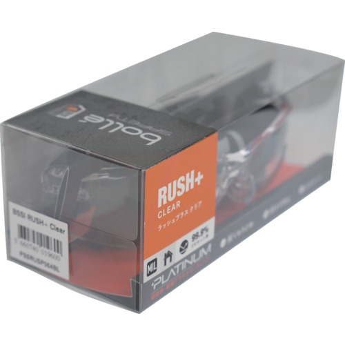 BSSI 保護メガネ RUSH+ BSSIマットブラック クリアレンズ ブリスタパッケージ【PSSRUSP064BL】