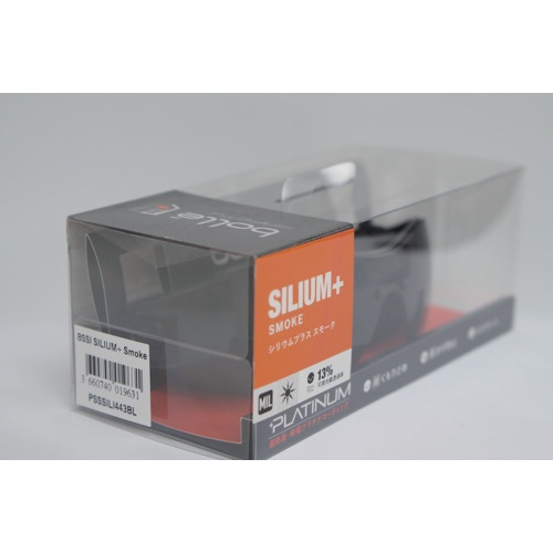 BSSI 保護メガネ SILIUM+ BSSIマットブラック スモークレンズ ブリスタパッケージ【PSSSILI443BL】