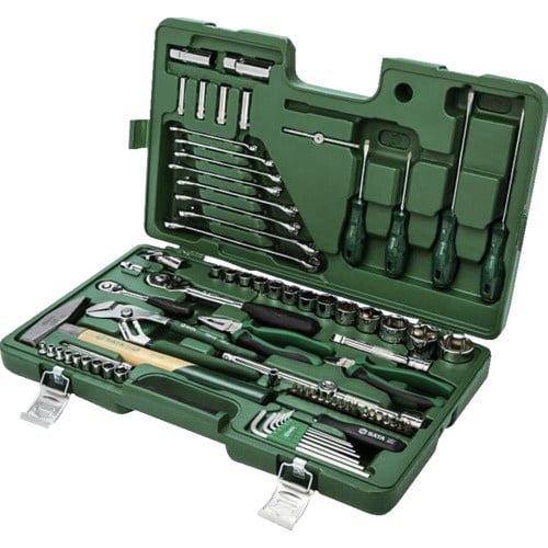 SATA 工具セット 差込角12.7mm 差込角6.35mm(80点)【ST09403】