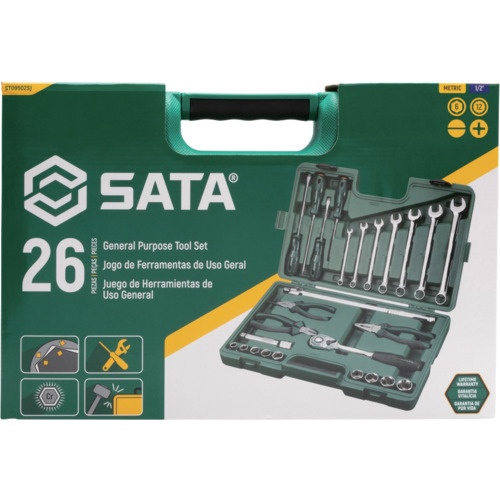 SATA 工具セット 差込角12.7mm(26点)【ST09502SJ】