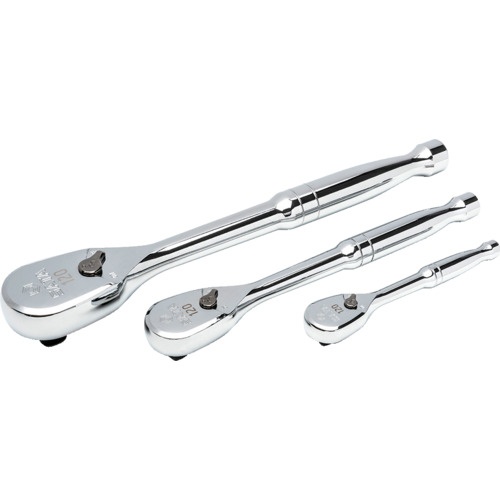 SATA ラチェットハンドル3点セット 120XP 差込角12.7mm差込角9.5mm差込角6.35mm【ST13975】