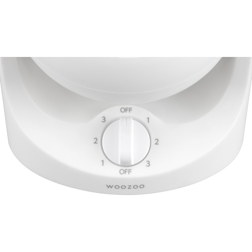 IRIS 207013 卓上扇 マカロン型mini 固定式 ホワイト【TAF-MKM10N-W】