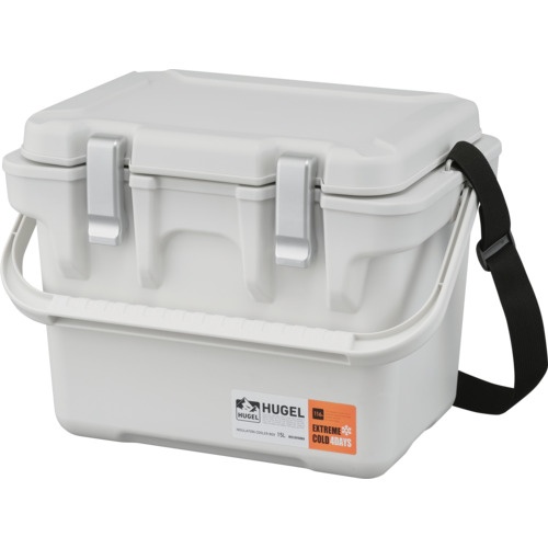 IRIS 208351 HUGEL 真空断熱クーラーボックス 15L ホワイトアッシュ【VITC-15-AW】