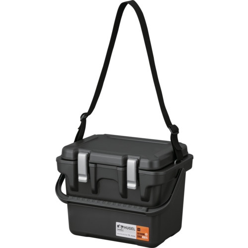 IRIS 208352 HUGEL 真空断熱クーラーボックス 15L チャコールグレー【VITC-15-CH】