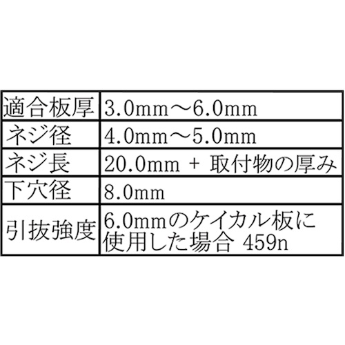 WAKI トグラーTA WF-104 タッピンク 4個入り【WF-104】