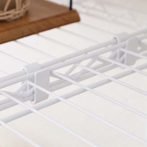 カラーメタルラック コネクター ホワイト 2個入り【CMM-2R-WH】