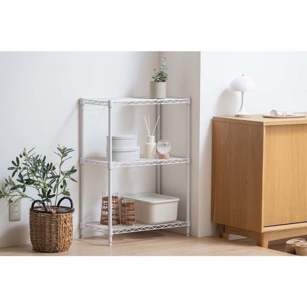 カラーメタルラックフィット マットホワイト【CMF-55075-MW】