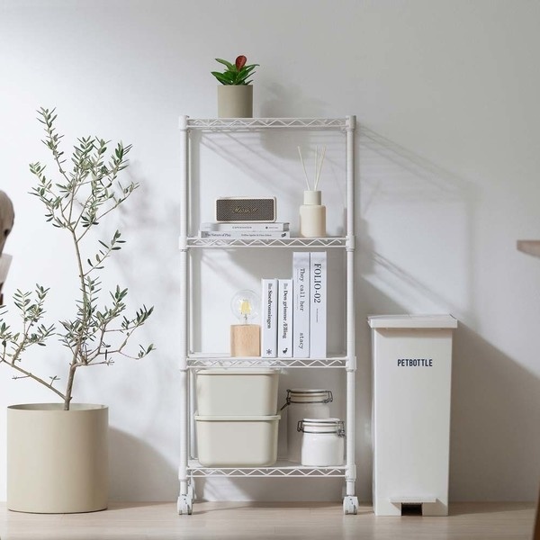 カラーメタルラックフィット マットホワイト【CMF-45100C-MW】