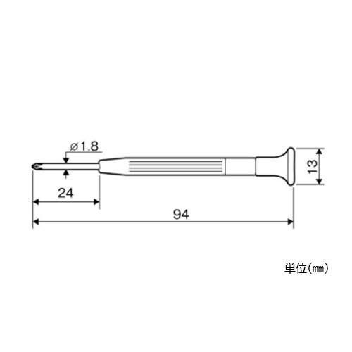 #00x94mm [＋]ドライバー(精密用)【EA550KA-21A】