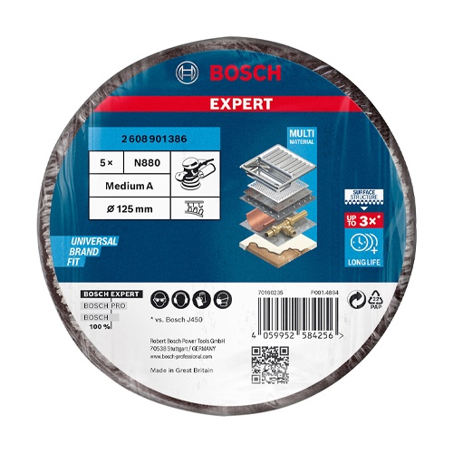 #280/125mm サンディングクロス(マジック式/5枚)【EA809XX-32A】