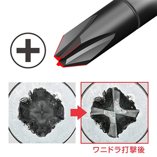 #3x 23mm [＋]ブレイクビスドライバー【EA557WC-23】