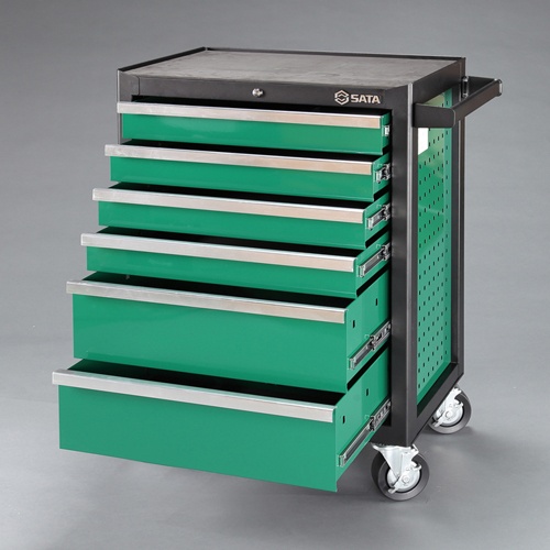 [242個組]ツールワゴン付工具セット(トレー入)【EA689SY】