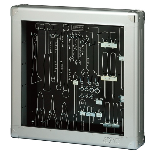 [56個組] 工具セット(薄型ケース/シャッター付)【EA612SB-43B】
