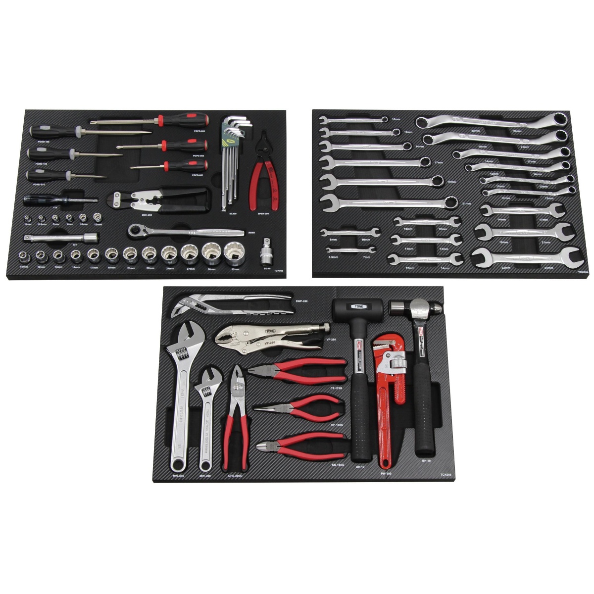 [72個組] ツールワゴン付工具セット【EA612SC-63】