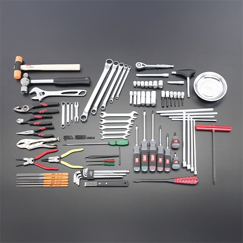 [80個組] 工具セット【EA612SB-17C】