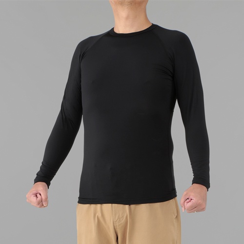 [L] クルーネックシャツ(冷感・消臭)【EA915EM-203A】