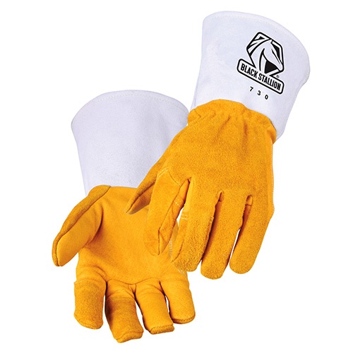 [L] 手袋(溶接用・牛革)【EA353AT-27A】