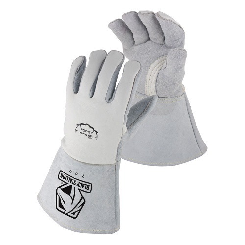 [L] 手袋(溶接用・鹿革)【EA353AT-22A】