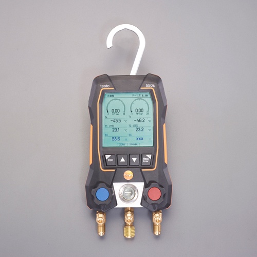 [R32・R410A用]デジタルマンホールドキット(ワイヤレス測定)【EA101TS-111】