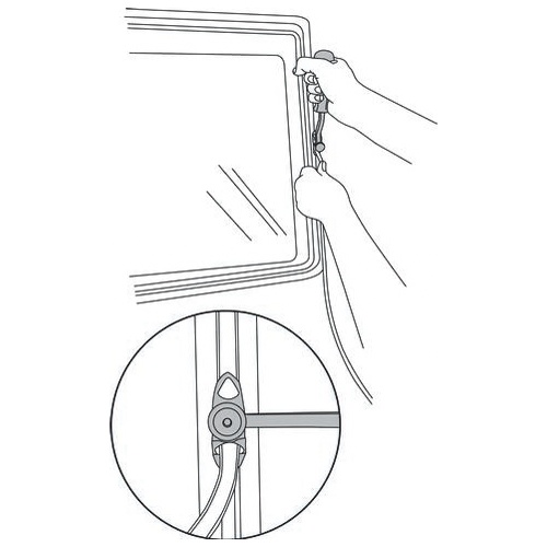 [オフセット型] ウインドウシールドストリップツール【EA604DA-14】