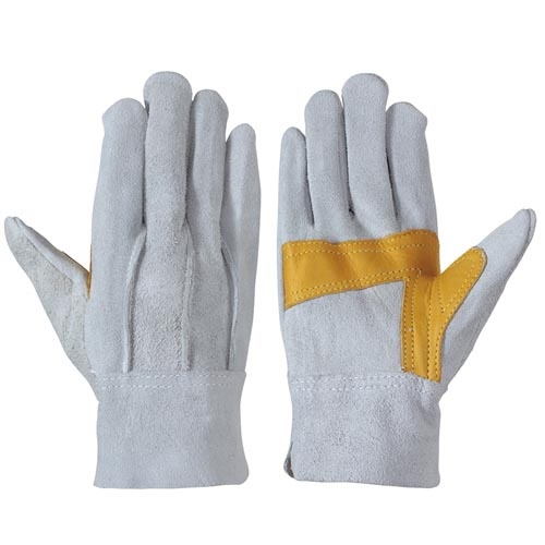 [フリー]240mm 手袋(牛床革/銀当付)【EA353C-97】