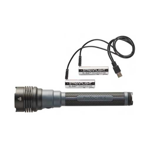 [充電式] フラッシュライト/LED(黒)【EA758SG-56】