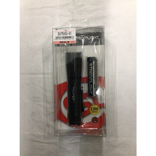 [充電式] フラッシュライト/LED(黒)【EA758SG-91】