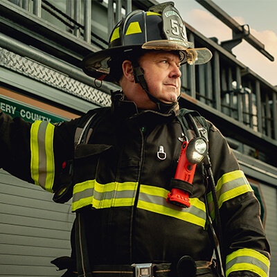 [充電式] フラッシュライト/LED(防爆構造/オレンジ)【EA758SB-81】