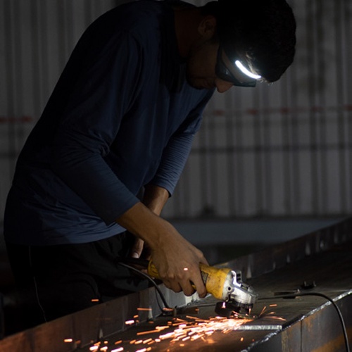 [充電式] ヘッドライト/LED(センサースイッチ付)【EA758RW-81】