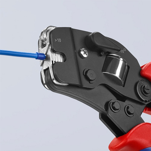 0.08-10mm2/16mm2 圧着ペンチ(フェルール端子用)【EA538KD-13】