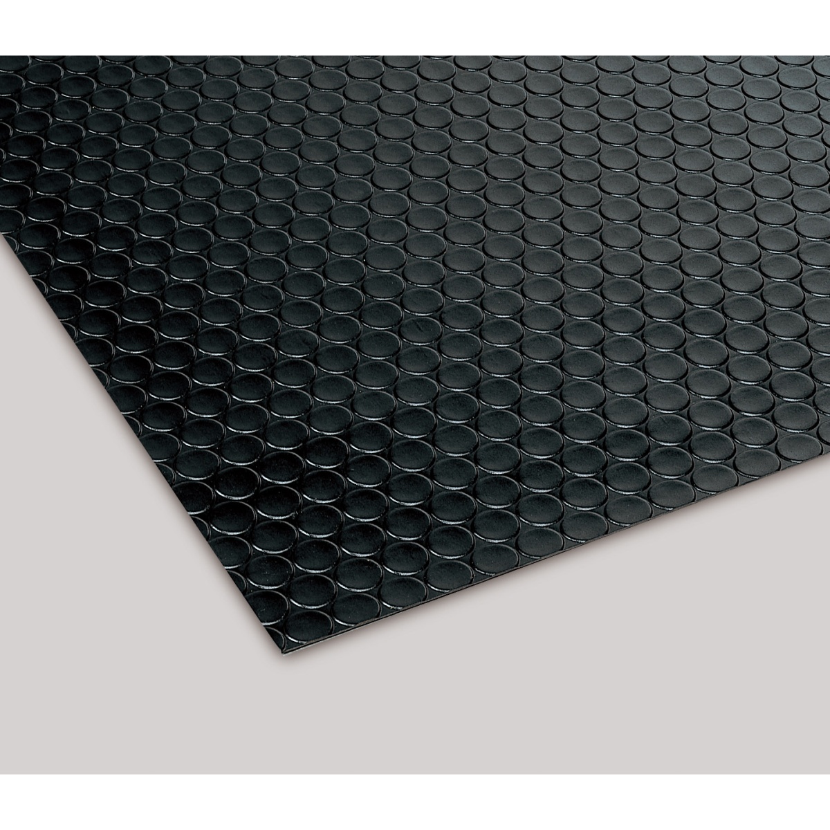 0.915x20m/1.2mm 再生樹脂マット(コインブラック)【EA997RA-9】